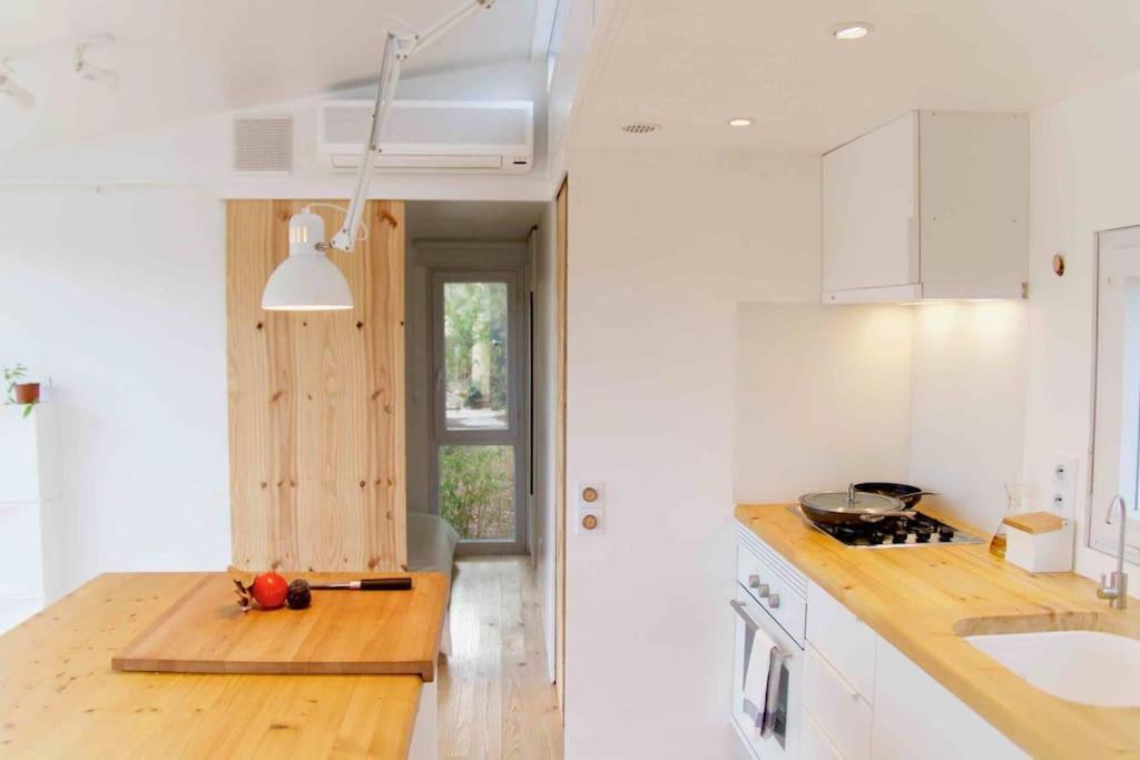 Eco Tiny Home & Office For Digital Nomads Vallmoll 外观 照片